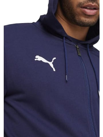 Puma Sweatshirt teamGOAL Casuals Hooded Jacket Jr  in blau