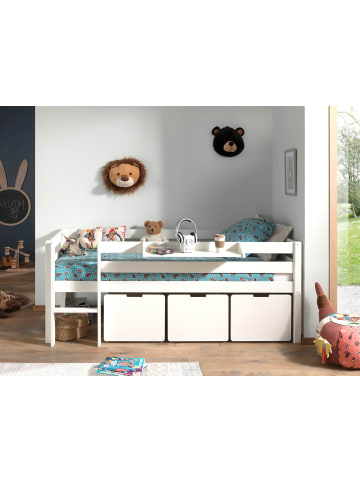 58 aufm Kessel KOJENBETT Karolina 208x83x105 aus Massivholz in Weiß