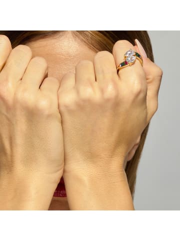 Luxenter Ring Darbia mit 18 Karat  verstellbar Gelbgold-Darbia gold