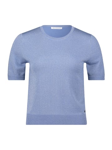 BETTY & CO Feinstrickpullover mit Lurexfaden in Blau