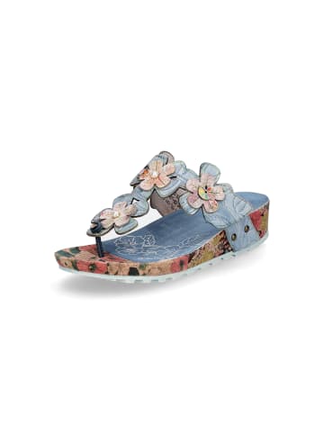 LAURA VITA Pantolette Brcyano in Blau