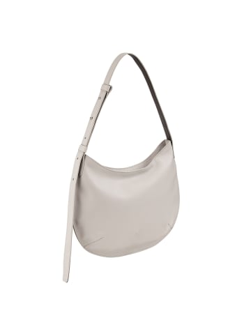 DuDu Hispani Schultertasche Leder 34 cm pearl grey