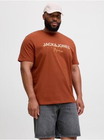 JACK & JONES PLUS T-shirt in Arabian Spice