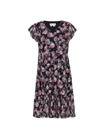 Usha Women Dress in black multicolor