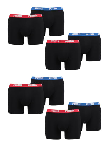 Puma Boxershorts PUMA BASIC BOXER 8P in Red / Blue