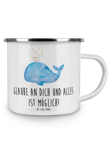 Mr. & Mrs. Panda Teetasse Vertrauen in eigene Fähigkeiten haben ... in Weiß