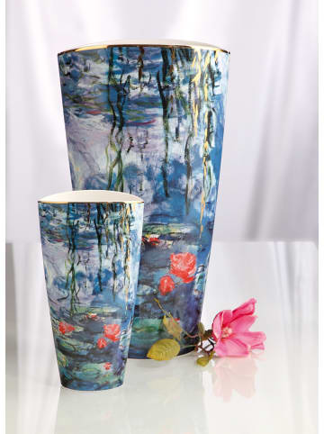 Goebel Vase " Claude Monet - Seerosen mit Weide " in Monet - Seerosen mit Weide