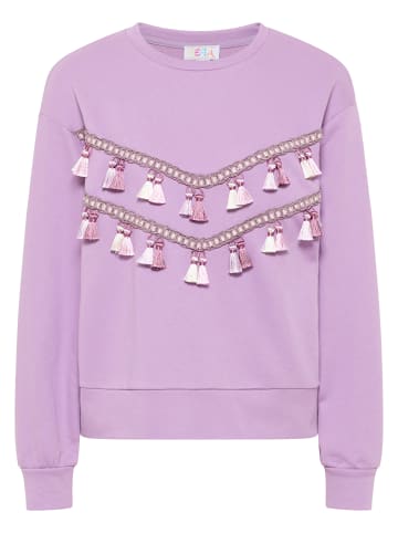 IZIA Damen Sweatshirt in Flieder