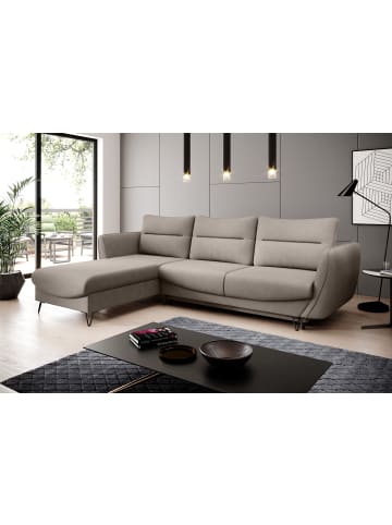 MF Design Sonic Recamiere Links in Beige -  (L) 276 x (B) 276 x (H) 100 cm