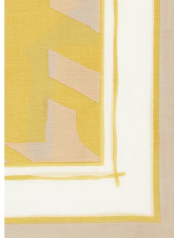 Marc O'Polo Schal mit Allover-Print in multi/corn yellow
