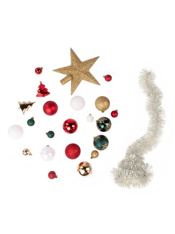 Atmosphera Créateur d'intérieur Weihnachtsschmuck in Mehrfarben, (B) 2,5 x (H) 21 x (L) 20 cm