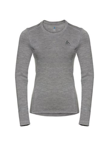 Odlo Unterhemd SUW TOP Crew neck l/s NATURA in Grau