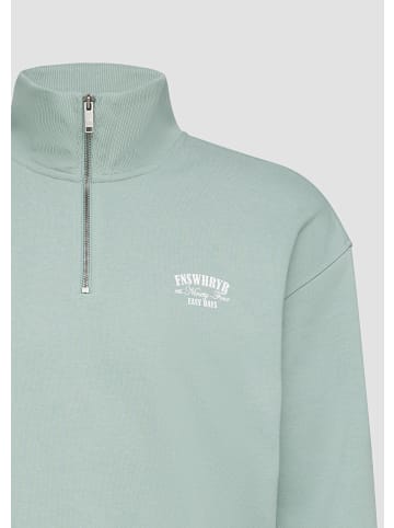 QS Sweatshirt langarm in Grün