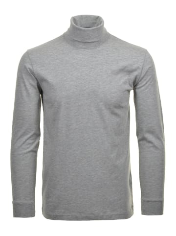 Ragman Langarm-T-Shirt in grau