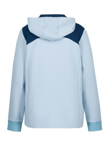 Ulla Popken Sweatjacke in hellblau