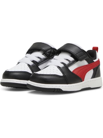 Puma Kinder Sneaker "Rebound V6 Lo AC+ Inf" in Weiß