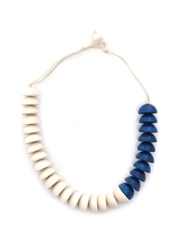 collezione alessandro Kurze Kette " Conny " in blau