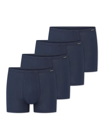 Schiesser Retro Short / Pant Cotton Essentials in Dunkelblau
