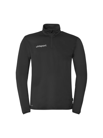 uhlsport 1/4 ZIP TOP Essential Kids in schwarz/weiß
