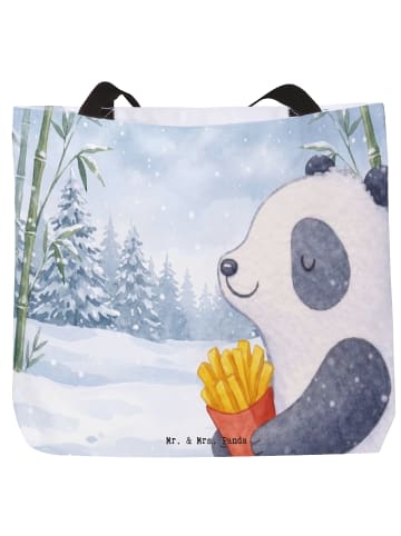Mr. & Mrs. Panda Urlaubstasche Panda Winter Pommes Design ohne S... in Weiß