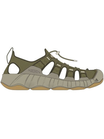 Keen Schnürschuh in taupe