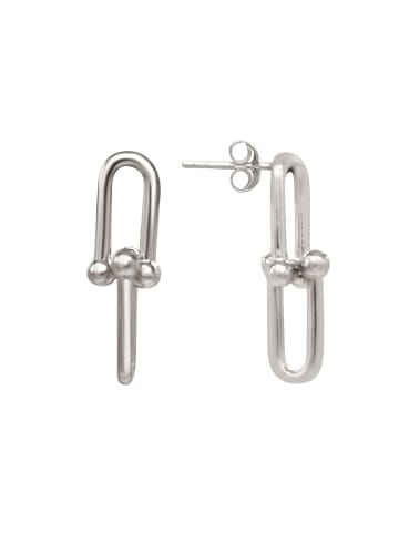 Gemshine Ohrhänger KETTE in silver coloured