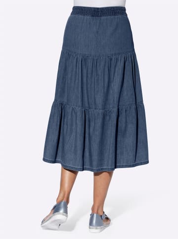 WITT WEIDEN Jeans-Rock in blue-stone-washed