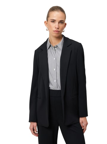 Zero  Longblazer offener Style in Black Beauty