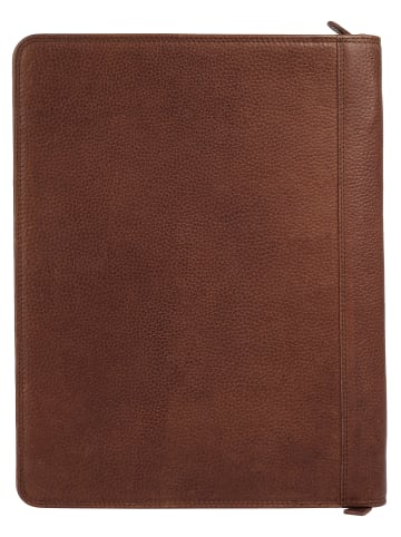 Bodenschatz Dokumententasche echt Leder in braun