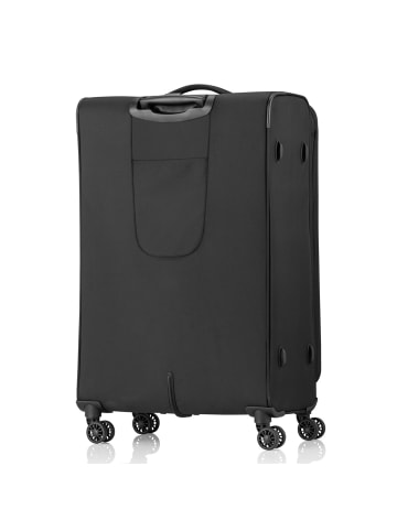 Pack Easy GoUp 4 Rollen Trolley XL 90 cm mit Dehnfalte in schwarz
