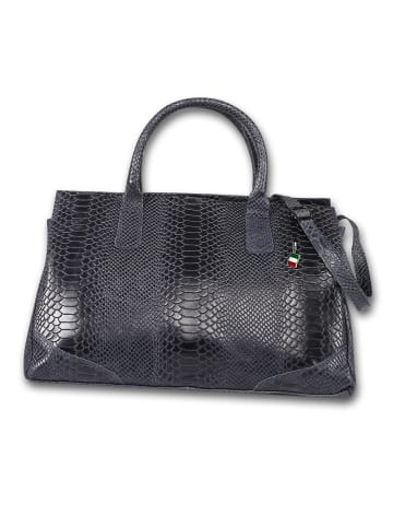 Florence Leder Henkeltasche Florence Tasche dunkelblau ca. 40cm