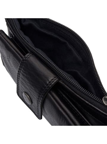 The Chesterfield Brand C08.0508 Fresno Wallet Querformat Leder in black