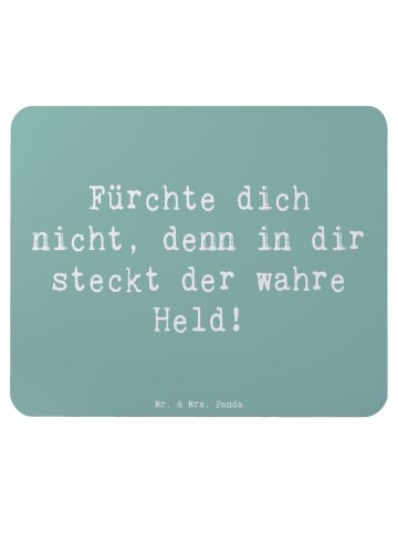 Mr. & Mrs. Panda Maus-Pad Spruch Ängste vor Monstern besiegen mi... in Meeresbrise