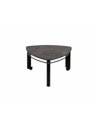 58 aufm Kessel COUCHTISCH mit ausdrehbarer Ablage Clarie 80x43x80 HPL Schwarz
