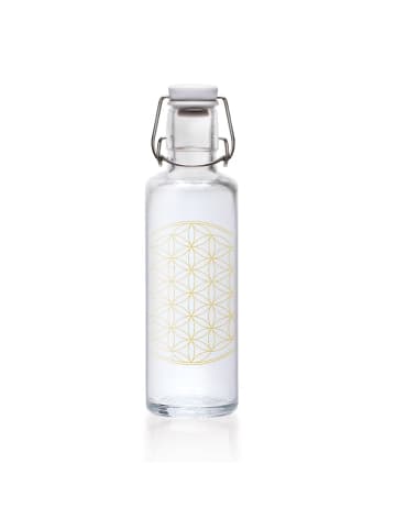 soulbottles Trinkflasche Flower of Life in Transparent