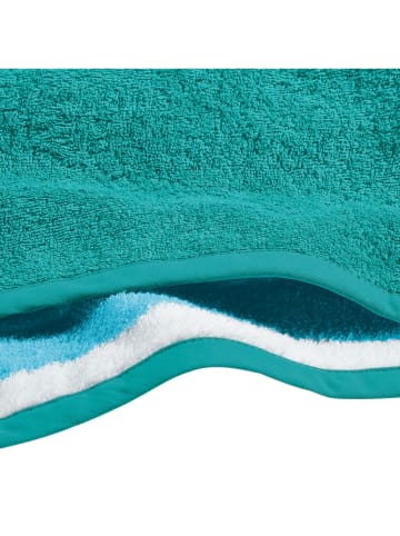 Erwin Müller Frottier Kapuzenbadetuch in petrol