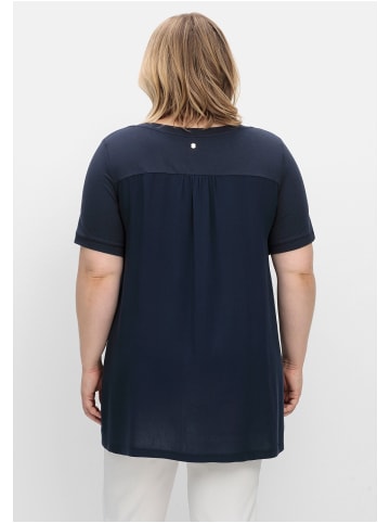 sheego Longshirt in nachtblau