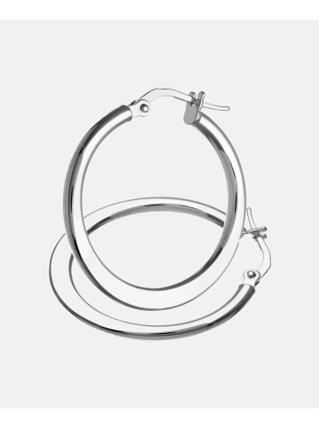 Diamant L'éternel Creolen aus 375 Weißgold