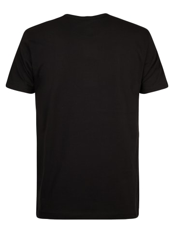 Petrol Industries 3-er Pack T-Shirt  in Schwarz
