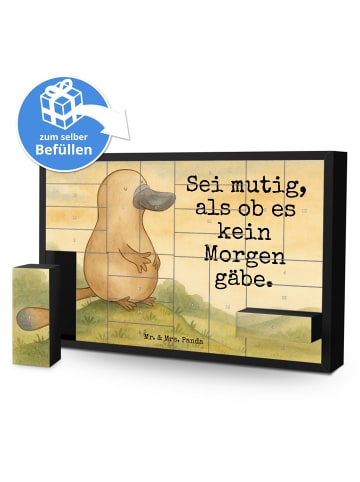 Mr. & Mrs. Panda Befüllbarer Adventskalender Schnabeltier Mut De... in Weiß