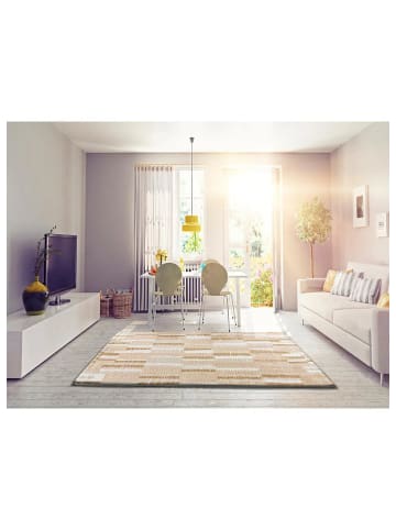 Atticgo Hochflor-Teppich SERENE TERRA in beige