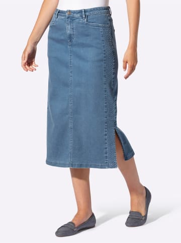 WITT WEIDEN Jeans-Rock in blue-bleached