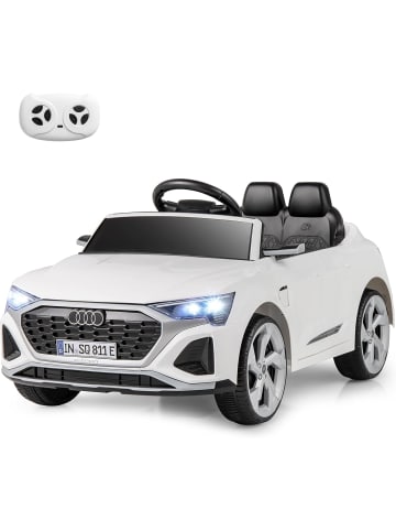 COSTWAY Kinder Elektroauto Audi SQ8 in Weiß