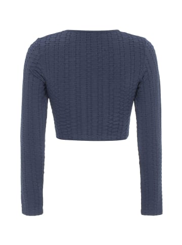 Cipo & Baxx Top & Leggings WLR142 in NAVYBLUE