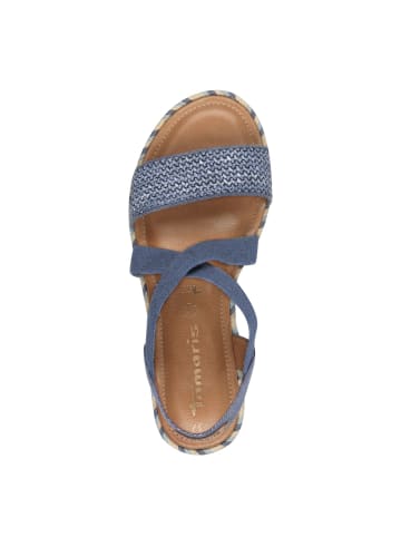 Tamaris Riemchensandaletten in Blau
