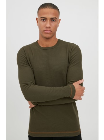 INDICODE Langarmshirt IDAmbrosius 45588MM Basic Langarmshirt in Grün