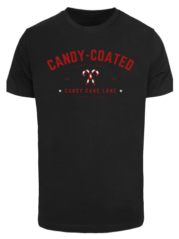 F4NT4STIC T-Shirt Weihnachten Candy Coated Christmas in schwarz