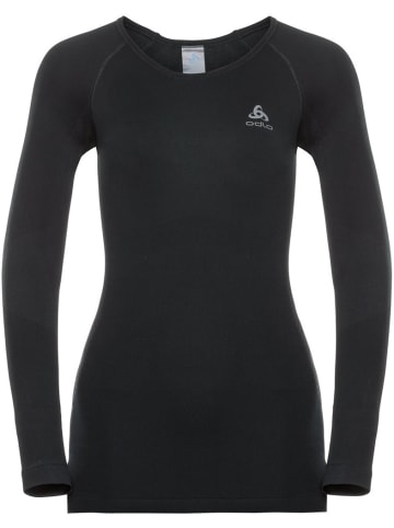 Odlo Longsleeve "Performance Warm" in Schwarz