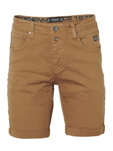 KOROSHI SHORTS MIT SPITZ ZULAUFENDER PASSFORM in TIERRA / ERDE BRAUN