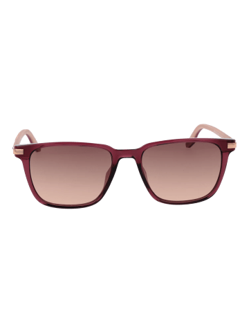 Converse Unisex Sonnenbrille Quadratisch Burgundisch